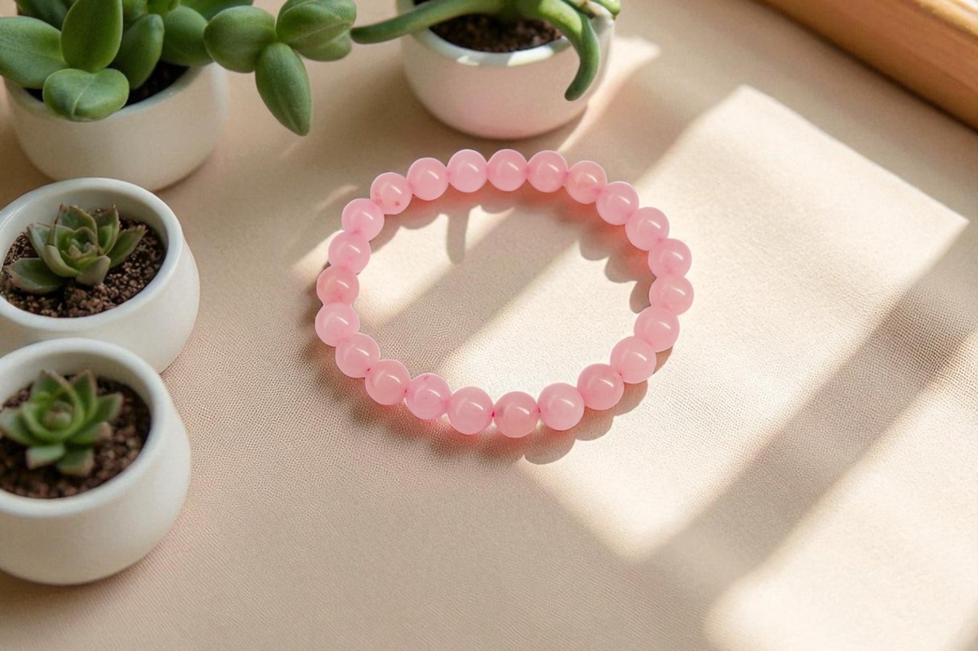 Love Attraction Bracelet (Original Rose Quartz)