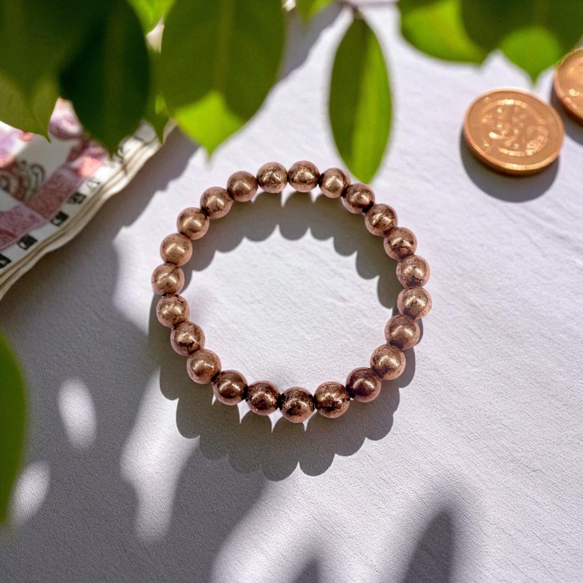 THE WEALTH ATTRACTOR - Pyrite crystal bracelet