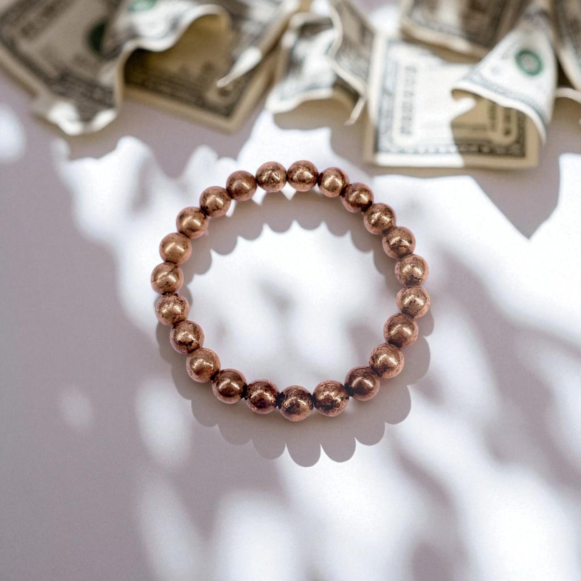 THE WEALTH ATTRACTOR - Pyrite crystal bracelet