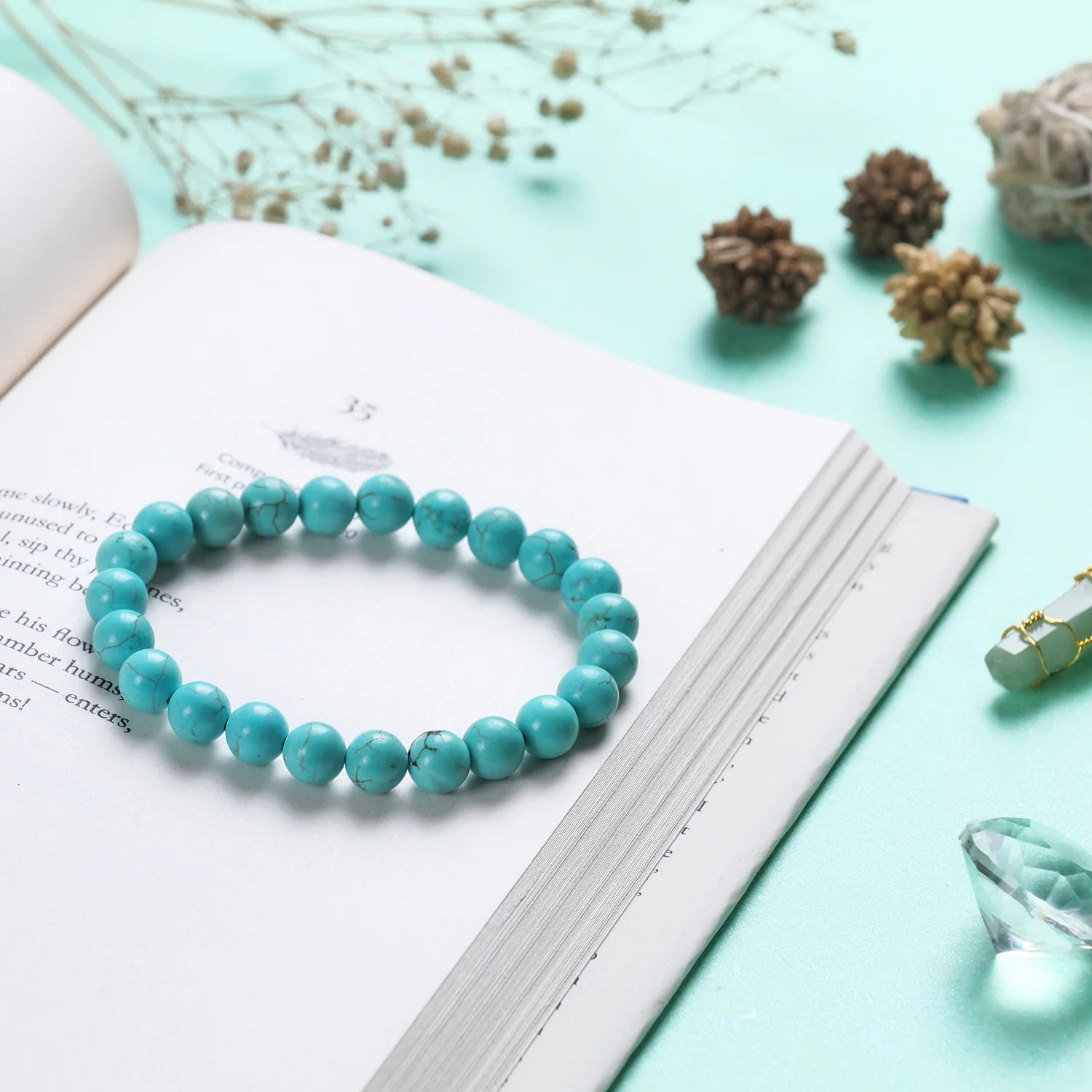 Turquoise Bracelet (Firoza) by NIRVANA FINDS