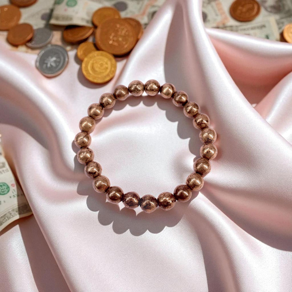 THE WEALTH ATTRACTOR - Pyrite crystal bracelet