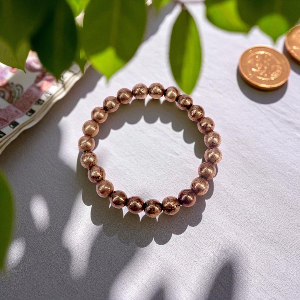 THE WEALTH ATTRACTOR - Pyrite crystal bracelet