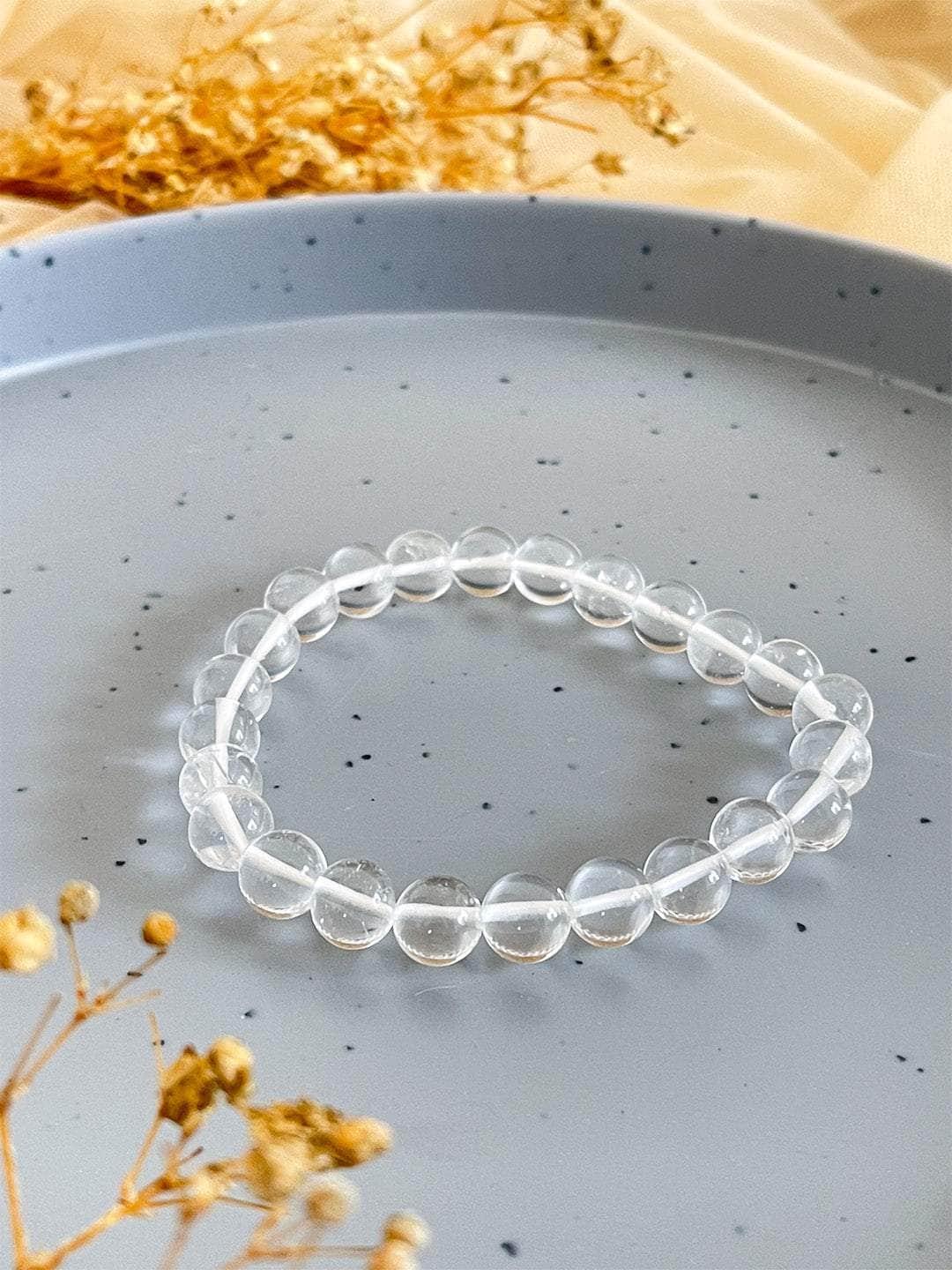 Clear Quartz Bracelet by Nirvana Finds